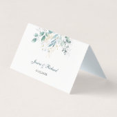 Tabelnummer en plaatsingskaarten voor naam kaart (Achterkant)