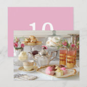 Tabelnummer Engels thea Briefkaart (Voorkant / Achterkant)