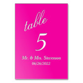 Tabelnummer Fuchsia Kaart (Achterkant)