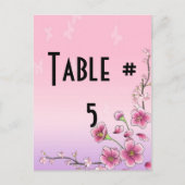 Tabelnummer gast briefkaart (Voorkant)