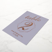 Tabelnummer geometrische rand gecomprimeerde Folie Folie Uitnodiging (Gedraaid)