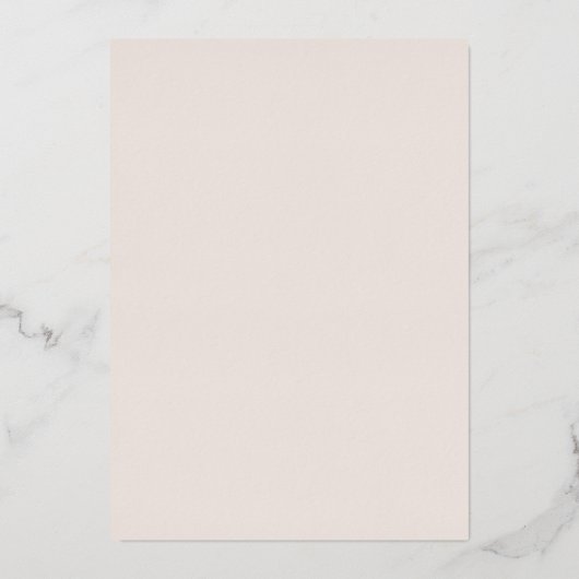 Tabelnummer geometrische rand gecomprimeerde Folie Folie Uitnodiging (Achterkant)