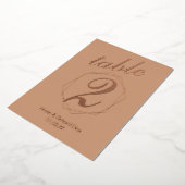 Tabelnummer geometrische rand gecomprimeerde Folie Uitnodiging (Gedraaid)