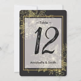 Tabelnummer Golden Rozen Kaart