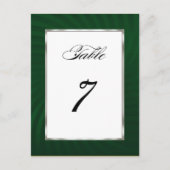 Tabelnummer groene draai briefkaart (Voorkant)