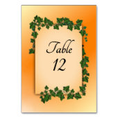 Tabelnummer herfsten kaart (Achterkant)