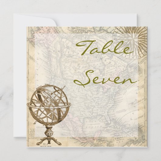 tabelnummer kaart (Voorkant)