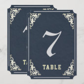 Tabelnummer koninklijke weddenschappen kaart (Voorkant / Achterkant)