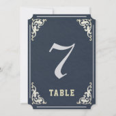 Tabelnummer koninklijke weddenschappen kaart (Achterkant)