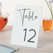 Tabelnummer Modern Script Vrijgezellenfeest Reclamebord Met Voetstuk (Insitu)