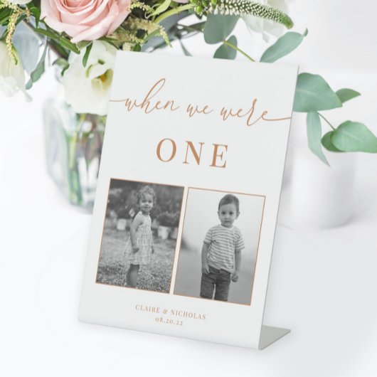 Tabelnummer moderne legante wedleeftijd reclamebord met voetstuk