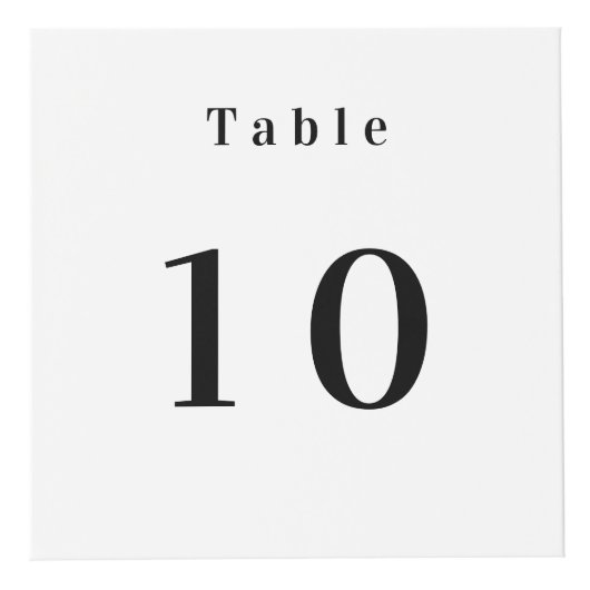 Tabelnummer QR-code menu witte foto Kubus (Voorkant)