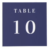 Tabelnummer QR-codemenu blauw bedrijf logo Kubus (Voorkant)