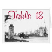 Tabelnummer voor het passeren van tienerjaren (Voorkant Horizontaal)