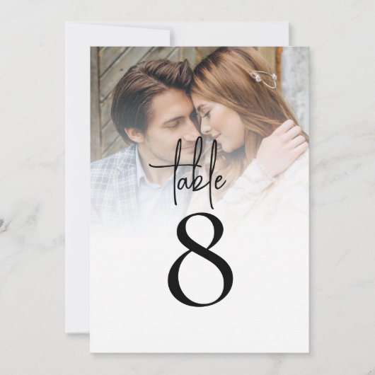 Tabelnummer voor overlay van foto's van informele  (Voorkant)