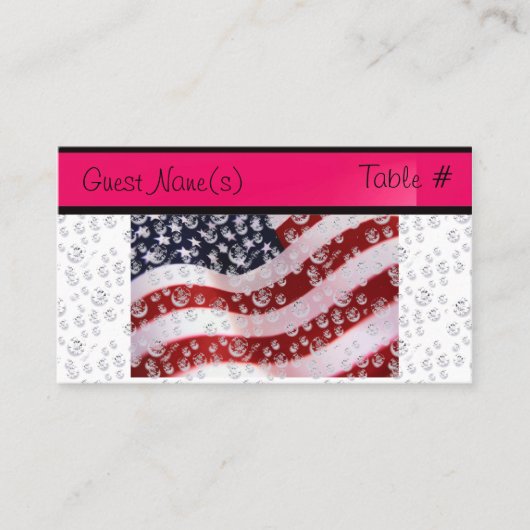 Tabelnummer voor weddenschappen en Sjabloon Kaart  Plaatskaartje (Voorkant)