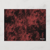 Tabelnummer wijnpartij Briefkaart (Achterkant)