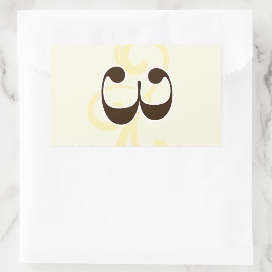 Tabelnummer wijnstickers 3 rechthoekige sticker (Tas)