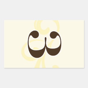 Tabelnummer wijnstickers 3 rechthoekige sticker