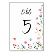 Tabelnummer Wildflower Meadow Kaart (Voorkant)