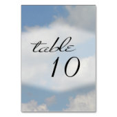 Tabelnummer wolken kaart (Voorkant)