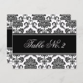 Tabelnummer zwart-wit briefkaart (Voorkant / Achterkant)