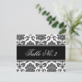 Tabelnummer zwart-wit briefkaart (Staand voorkant)