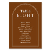 Tabelnummerbalies voor terracotta kaart (Achterkant)