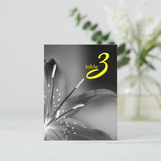 tabelnummerkaart briefkaart (Staand voorkant)