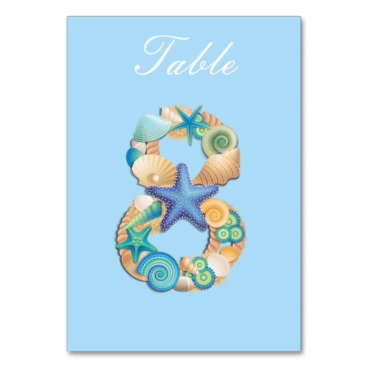 Tabelnummerkaart Kaart (Achterkant)