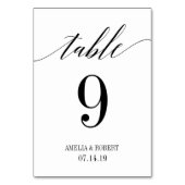 Tabelnummerkaart Kaart (Voorkant)