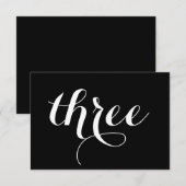 Tabelnummerkaart | Manuscript Kaart (Voorkant / Achterkant)