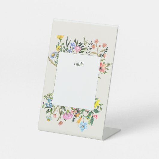  tabelnummerplaatsing reclamebord met voetstuk (Voorkant)