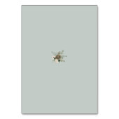 Tabelnummers groene Waterverven en Vanilla Kaart (Achterkant)