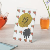 Tabelnummers Reclamebord Met Voetstuk (Insitu)