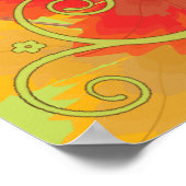 Tabelnummers van herfst-leverbaargscharreltabel poster (Hoek)