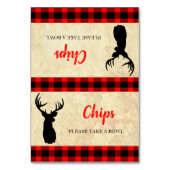 Tabelnummers voor de ustige jachtbuffervoorraad kaart (Voorkant)