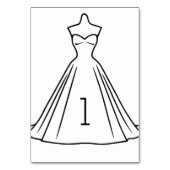 Tabelnummers voor het Silhouette Collectie Kaart (Voorkant)