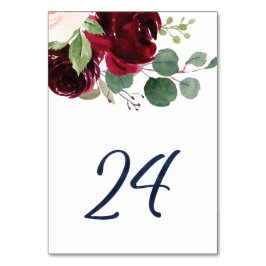 Tabelnummers voor KJ #24 Kaart