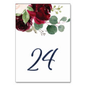 Tabelnummers voor KJ #24 Kaart (Voorkant)