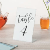 Tabelnummers voor weddenschappen reclamebord met voetstuk (Insitu)