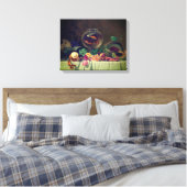 tabelschilderen, afdrukken op één canvas (Insitu (Slaapkamer))