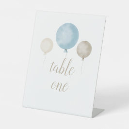 Tabelteken ballonWaterverf Baby shower Reclamebord Met Voetstuk