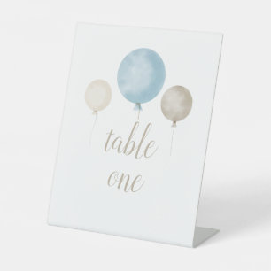 Tabelteken ballonWaterverf Baby shower Reclamebord Met Voetstuk