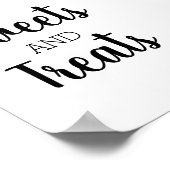 Tabelteken dessert poster (Hoek)