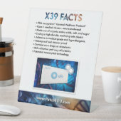 Tabelteken - feiten reclamebord met voetstuk (Insitu)