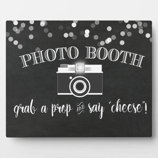 Tabelteken Foto Booth Fotoplaat (Voorkant)