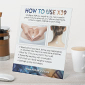 Tabelteken - Hoe te gebruiken Reclamebord Met Voetstuk (Insitu)