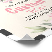 Tabelteken voor afgelopen koe poster (Hoek)