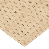 Tabeluitvoerder wordt uitgevoerd lange tafelloper (Hoek)